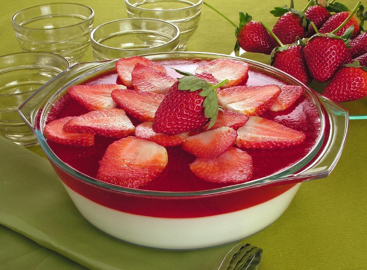 Sobremesa de morango